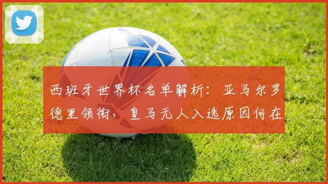 西班牙世界杯名单解析：亚马尔罗德里领衔，皇马无人入选原因何在？